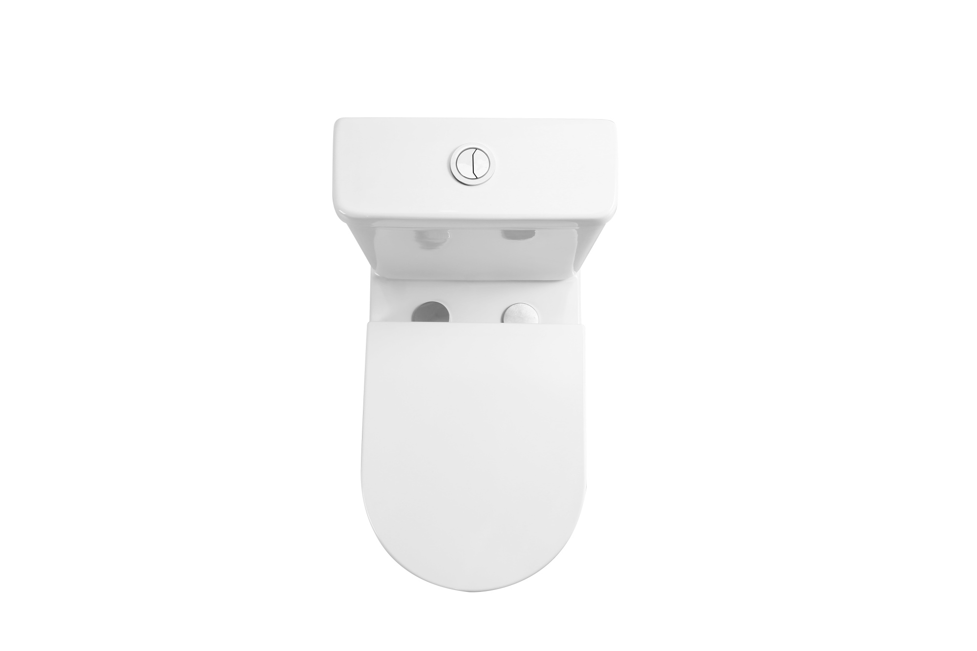 Унитаз-компакт EG303T безободковый круговой смыв, сиденье тонкое ДП, крепления, арматура, горизонтальный выпуск 1к.