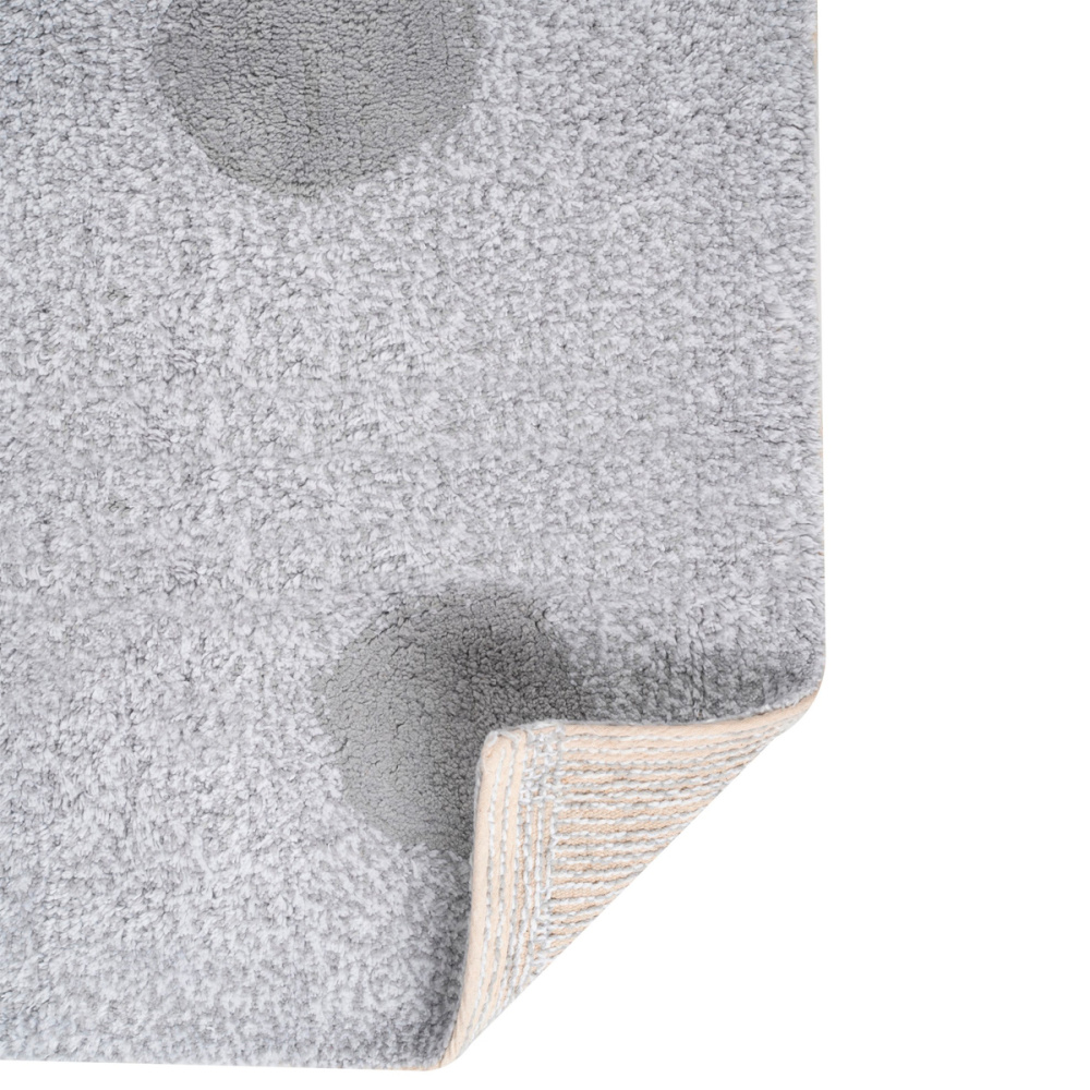 Коврик для ванной комнаты хлопковый, 60*100 см, MIRACLE, SILVER