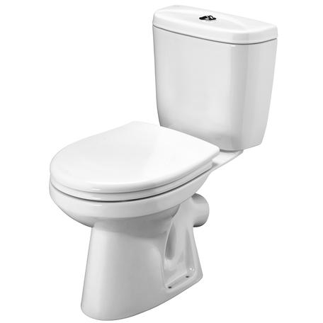 Унитаз-компакт "Анимо" косой (эконом: 1-реж., полипроп, н/п)