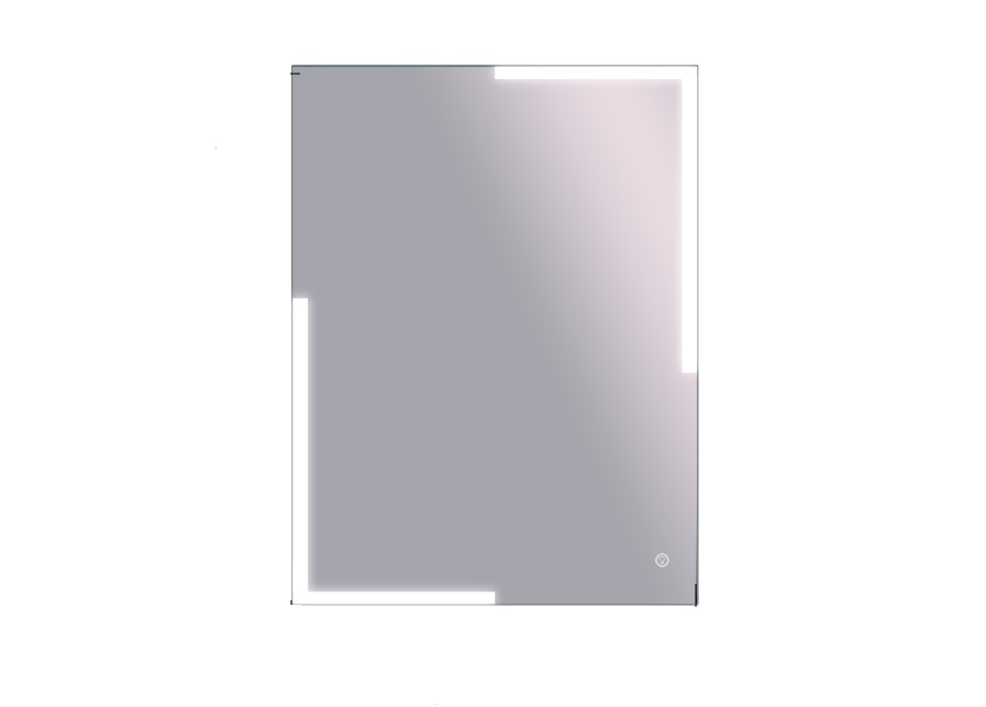 Зеркало Сидней 40х60 Лайт прямоугольное с LED подсветкой (2 варианта навеса)