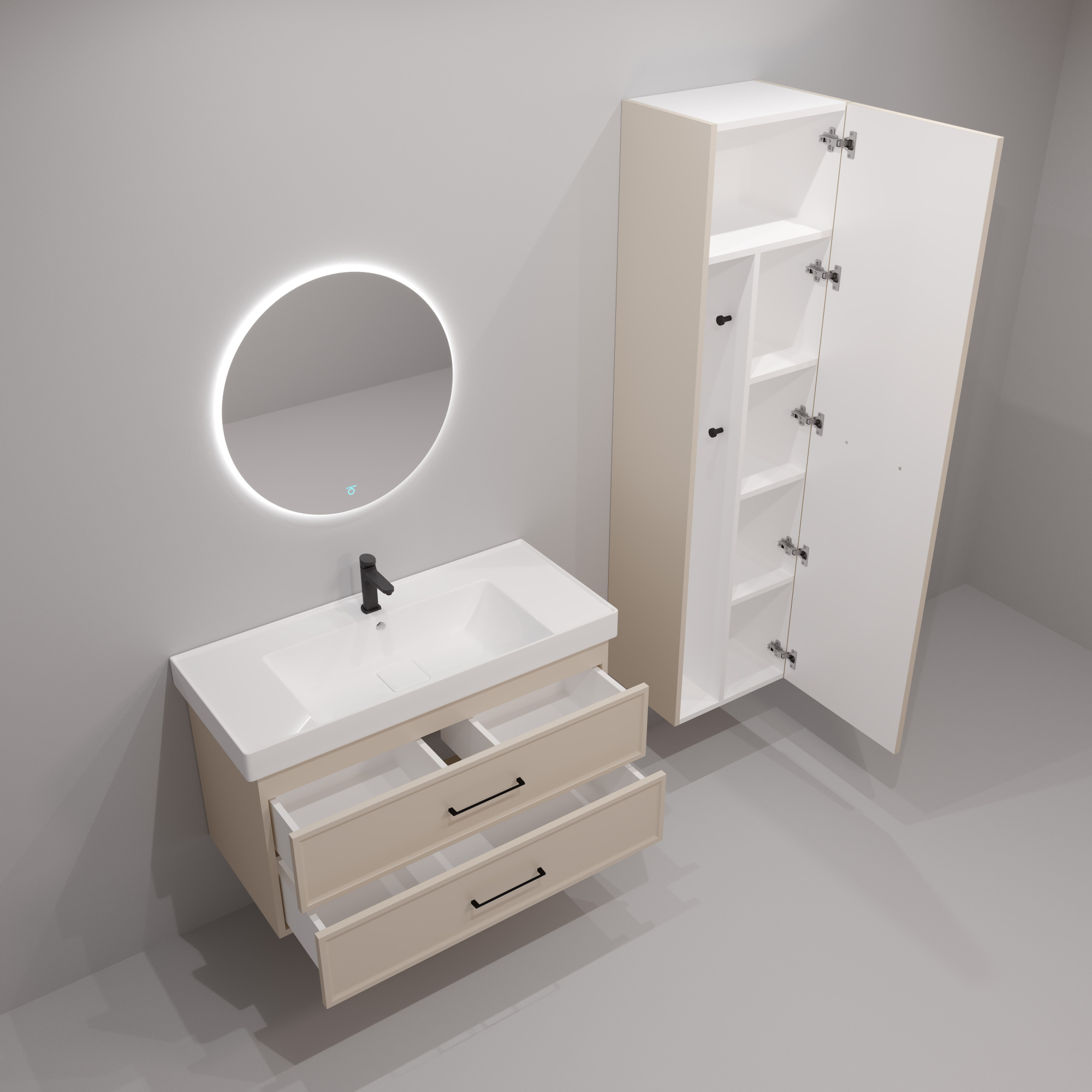 100 Подвесная тумба "Leia 1000" (ум. Грэмми 1000, Миранда 100)