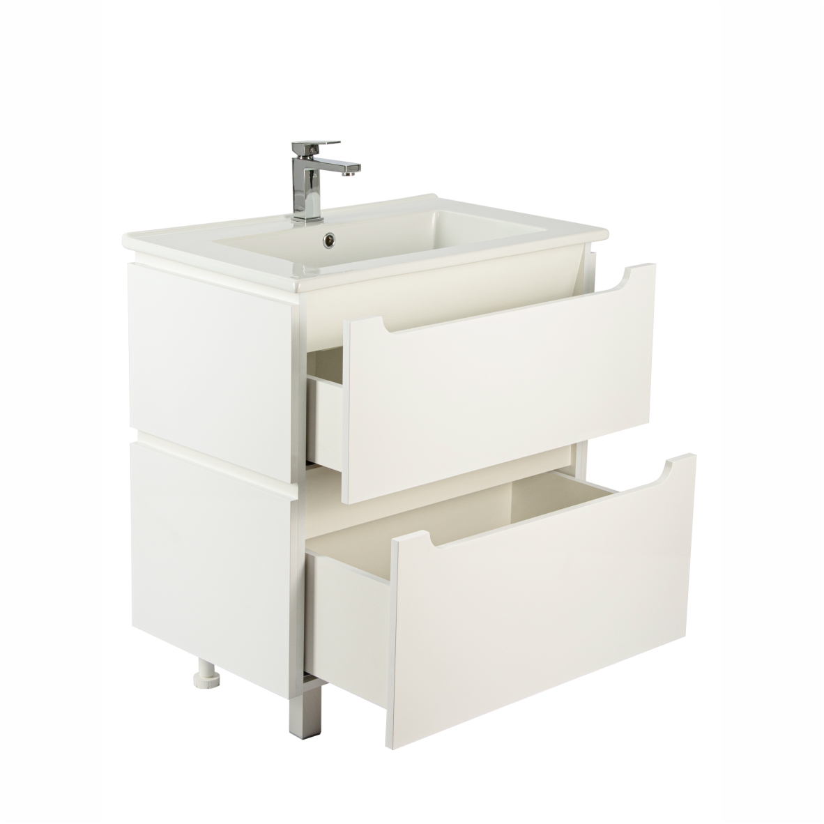 75 Тумба "Vesta 75" №3 (ум. Оскар 750) белый глянец Pur-клей