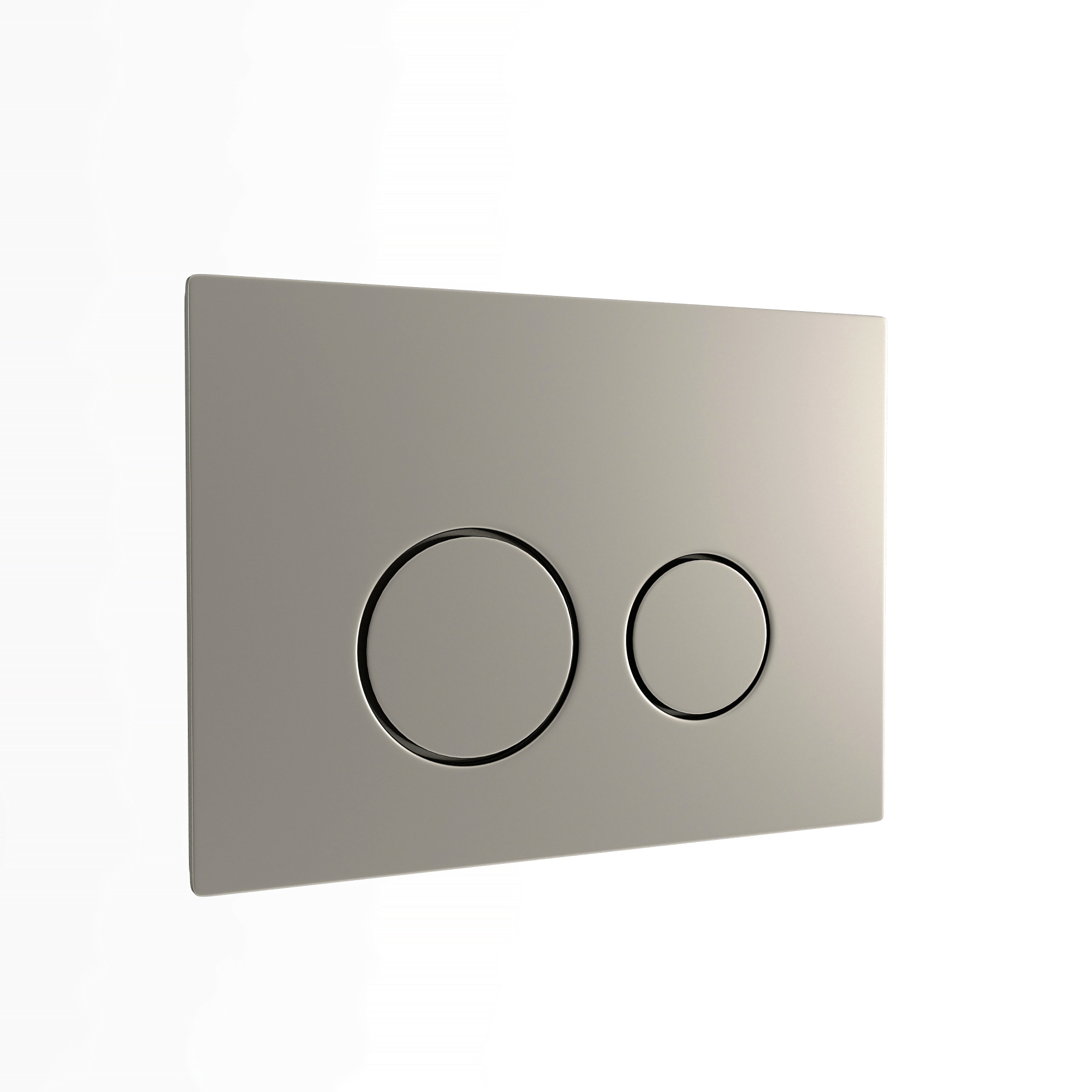 Кнопка смыва EvaGold 545-26 нержавейка круг хром матовый для инсталляции 545