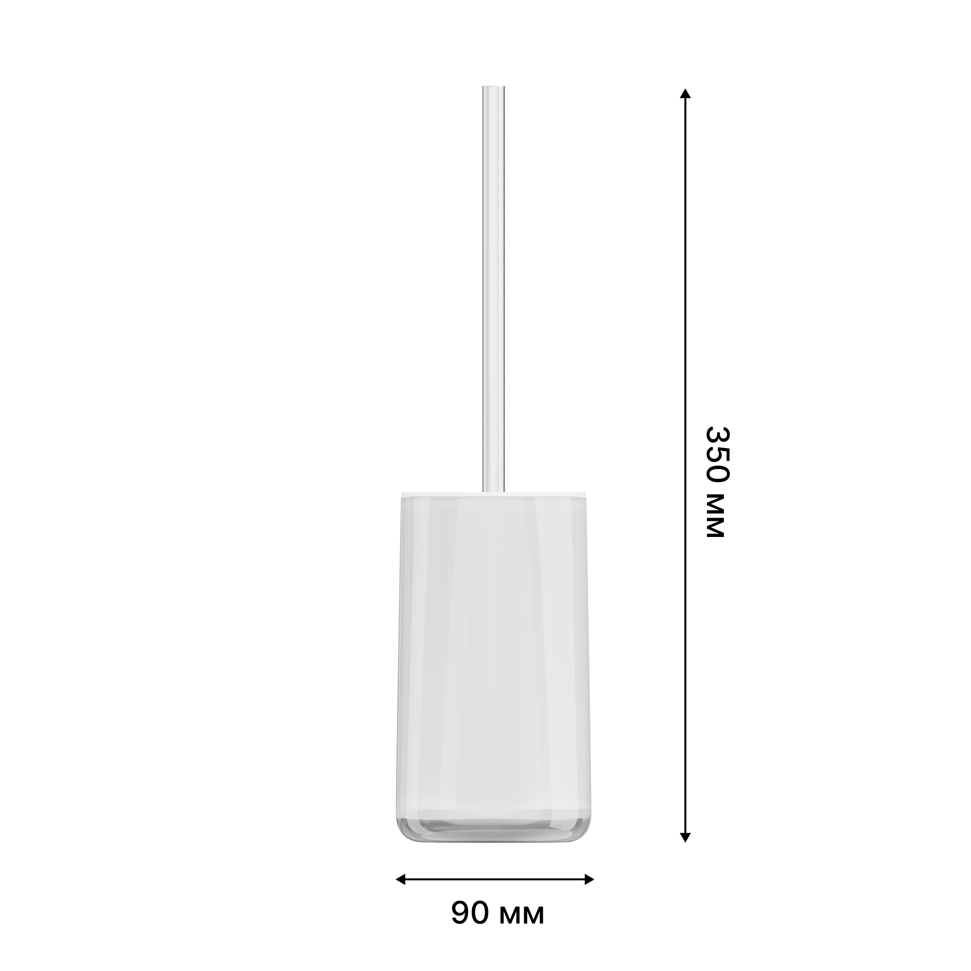 Ерш напольный, BARCELONA, акрил