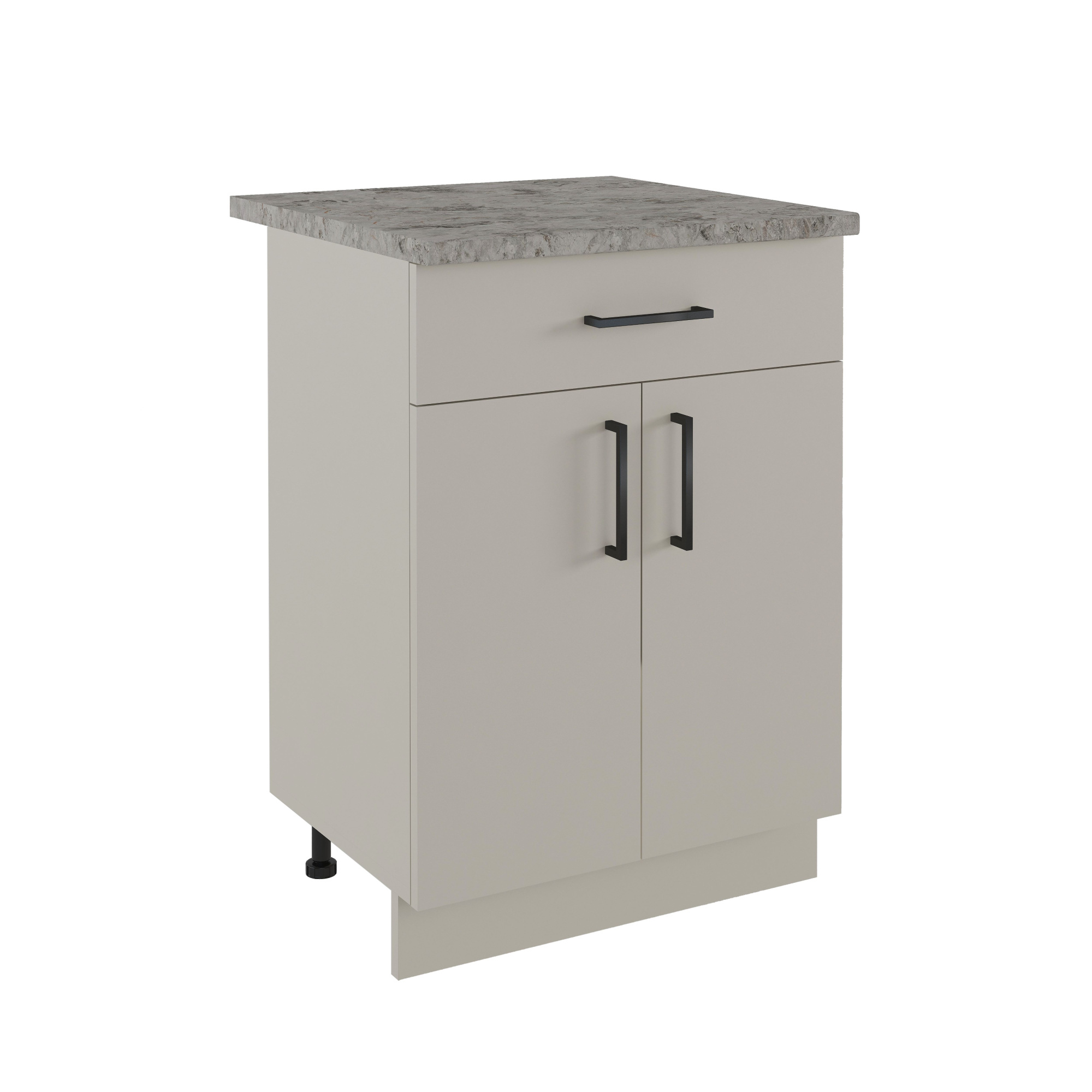 600 Стол рабочий/разделочный (1 ящик) - Кашемир (60*84*43)