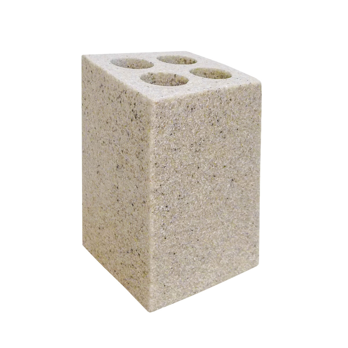 Стакан д/зубных щеток Светлый камень 