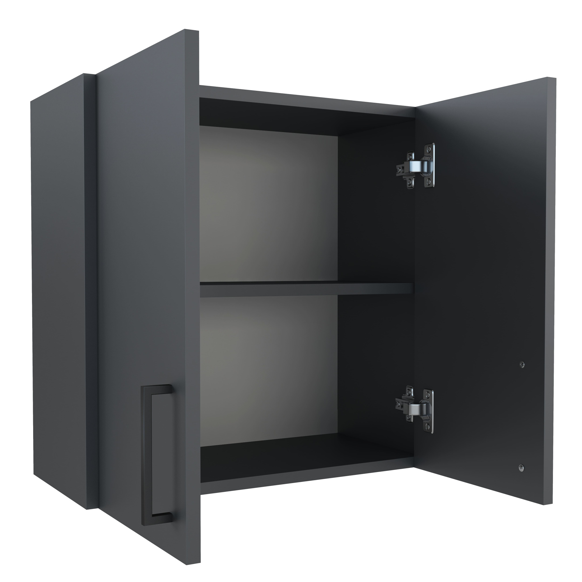 600 Шкаф навесной для посуды с полкой - Графит