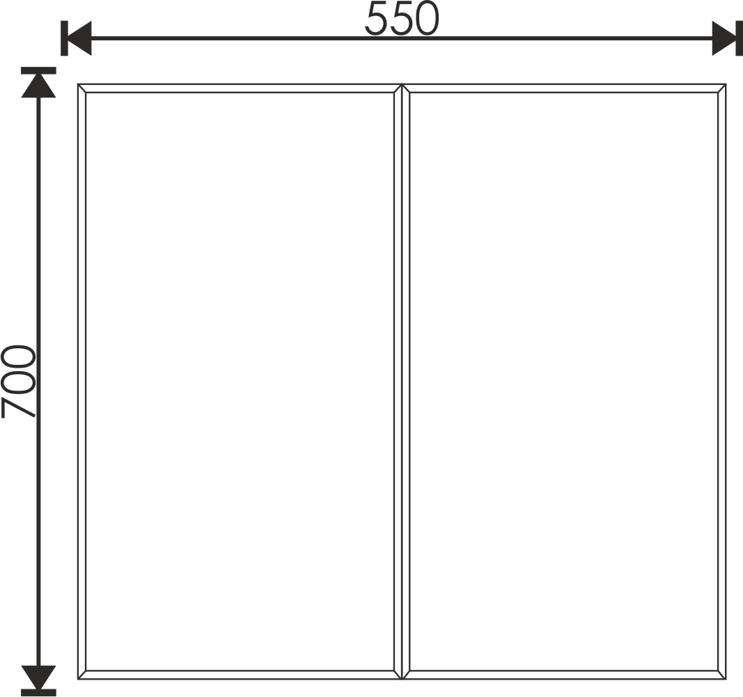 60 Зеркало-шкаф "Bamby 60"