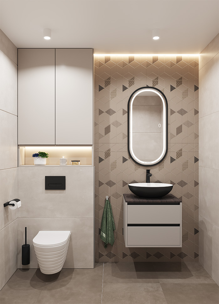 60 Подвесная тумба "Richard 60"(ум. А433 BM /А433 WGM) Pur-клей