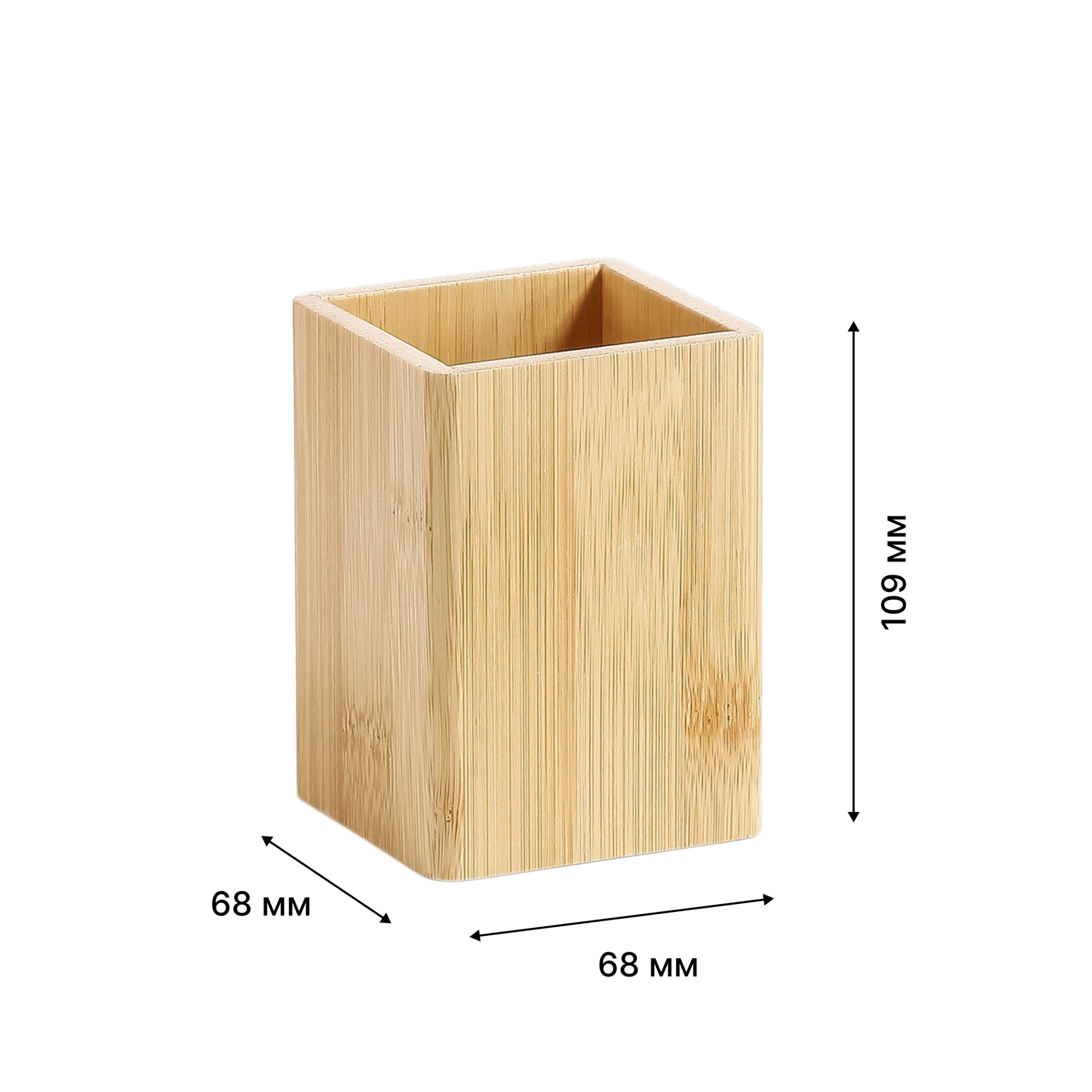 Стакан для зубных щеток настольный BAMBOO