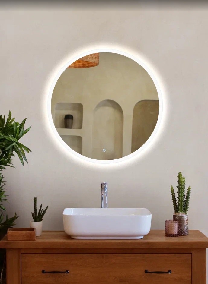 Зеркало Leia 70 круглое с LED подсветкой