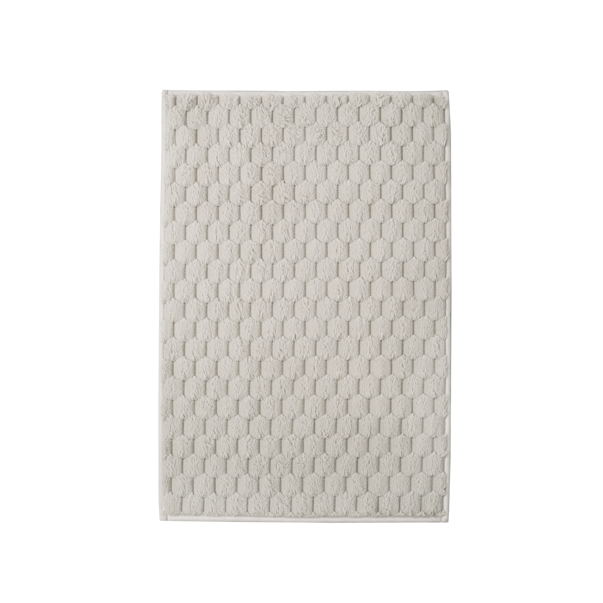 Коврик для ванной комнаты,  50*80 см, HONEY жемчужно-серый