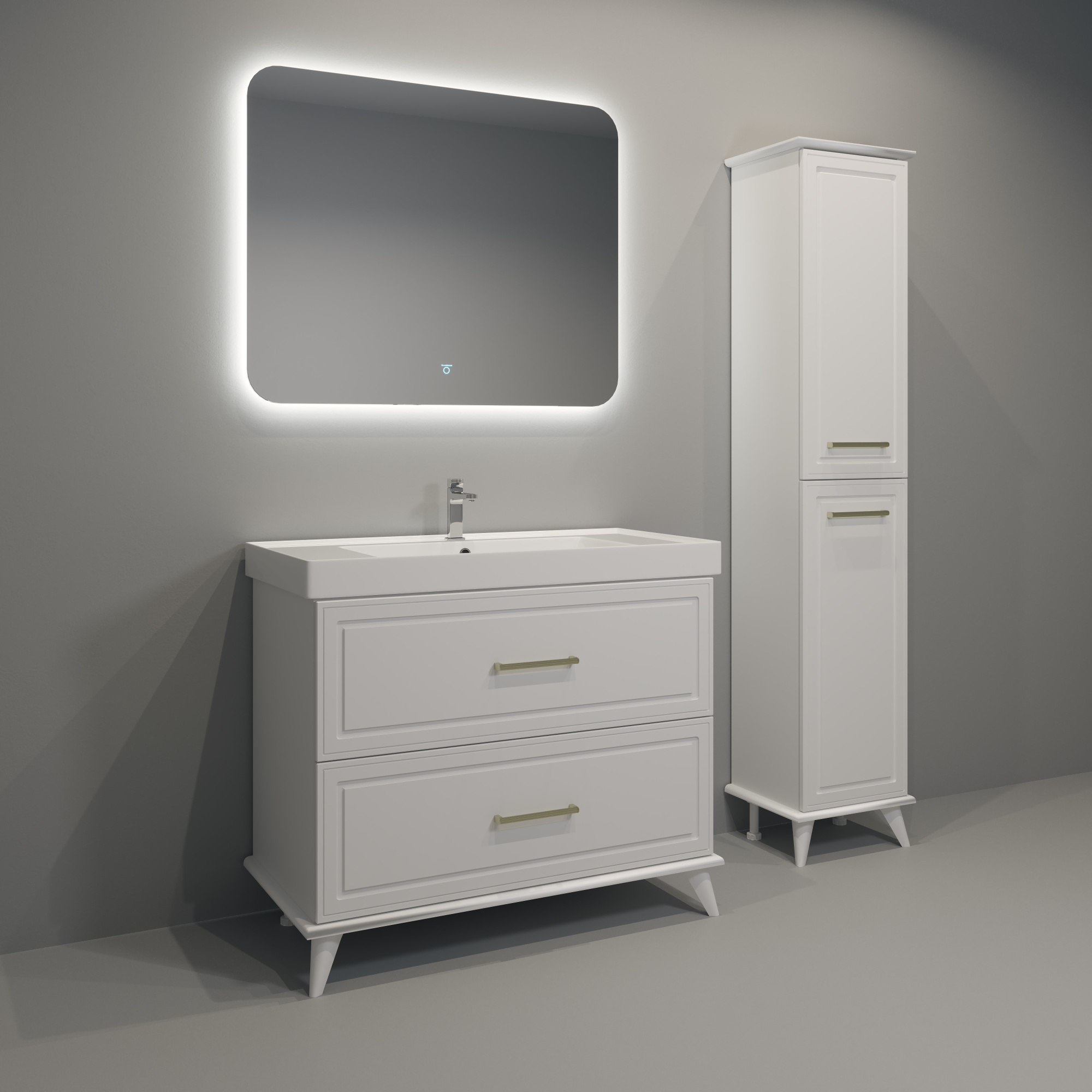 100 Тумба "Michael 100" (ум. Грэмми 1000), цвет белый