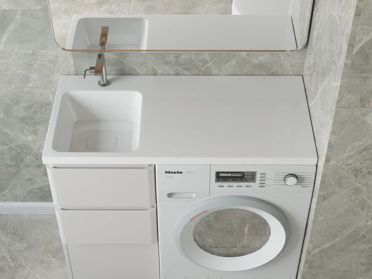 100 Раковина Kamilla левая (с кронштейном)