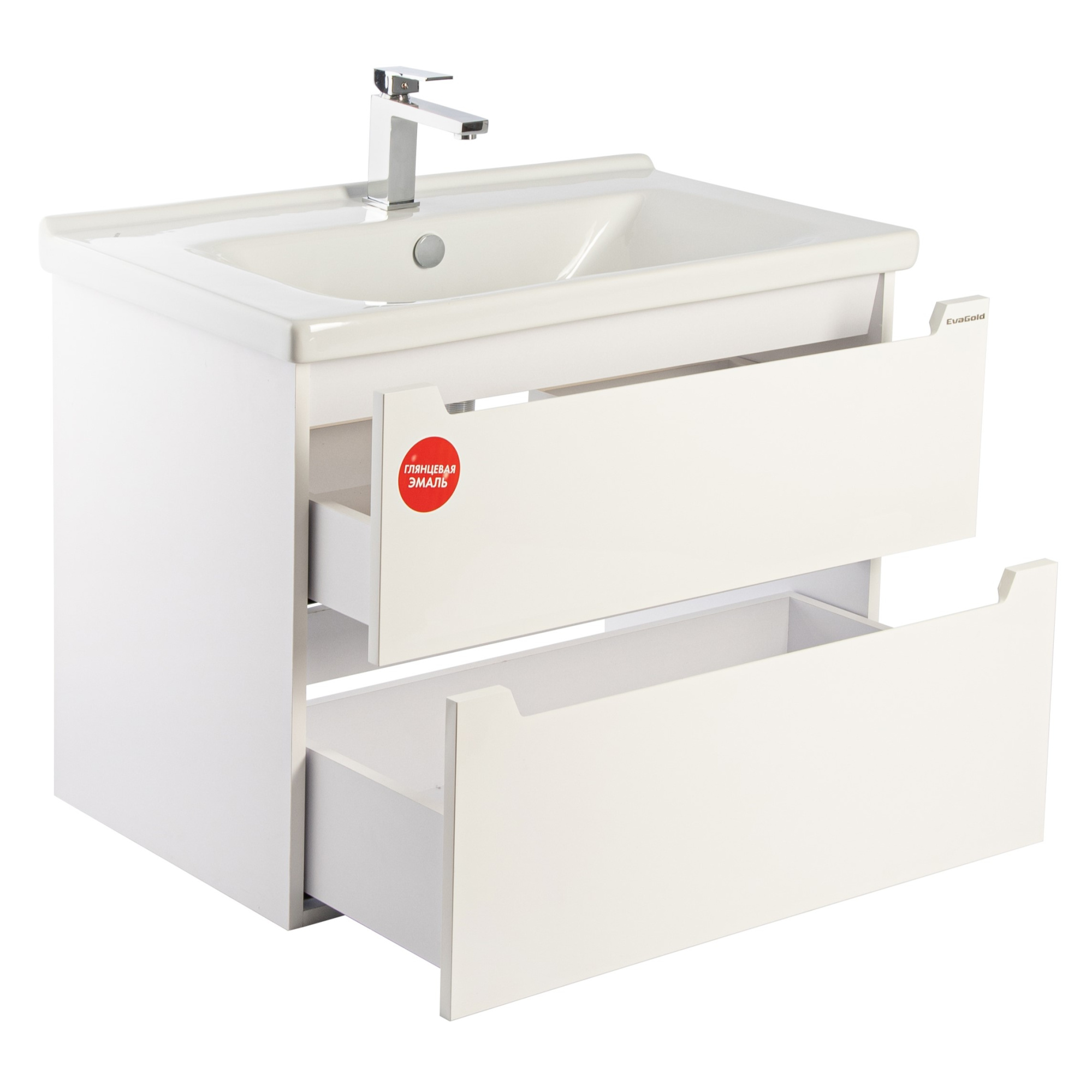 80 Подвесная тумба "Паола 80" №2 с выдв. ящ. (ум. Грэмми 80, Миранда 80, COMO 80)