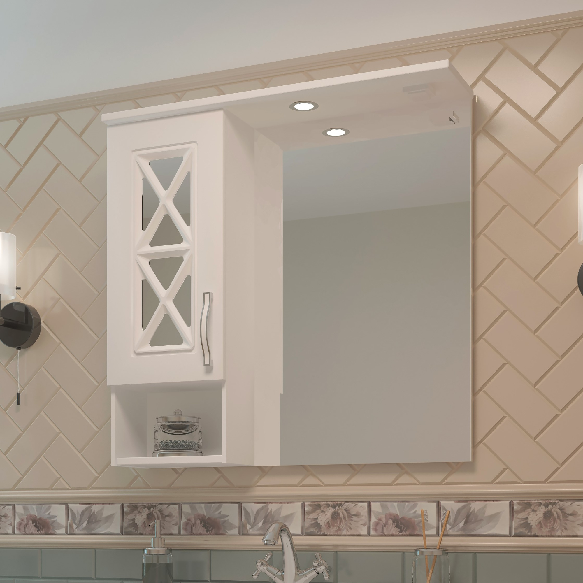 75 Зеркало-шкаф "Duglas 75"