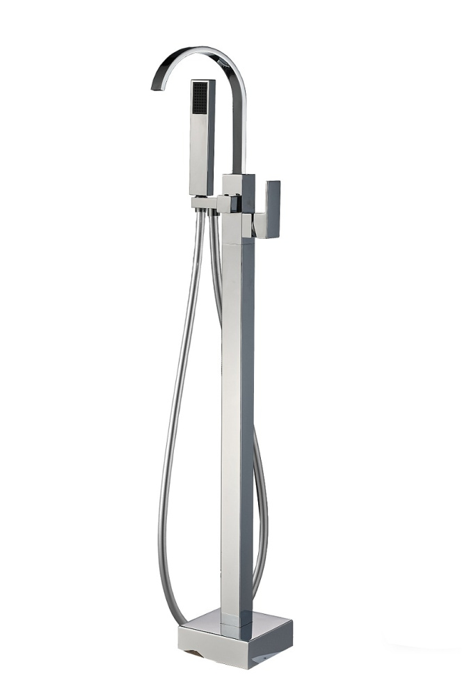 Напольный смеситель Капелла, хром, латунь, EvaGold