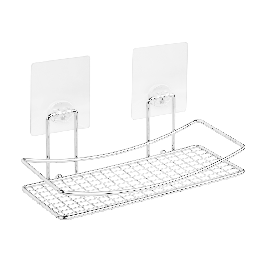 Полка-решетка для ванной настенная на силиконовом креплении "Kleber Lite"