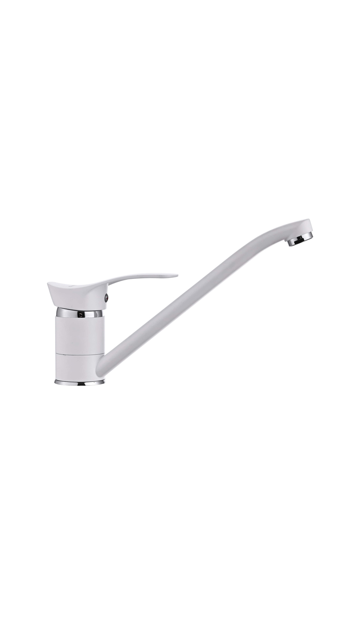 Simple white FK07W-PVD Смеситель для кухни латунь, белый EvaGold