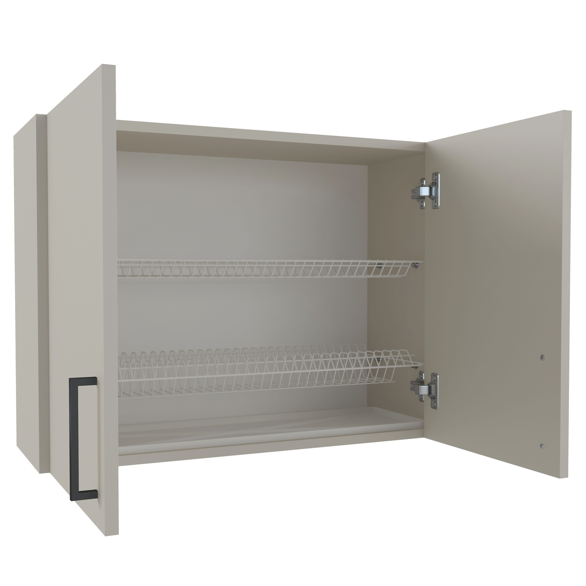 800 Шкаф навесной (для посуды) под сушку - Кашемир