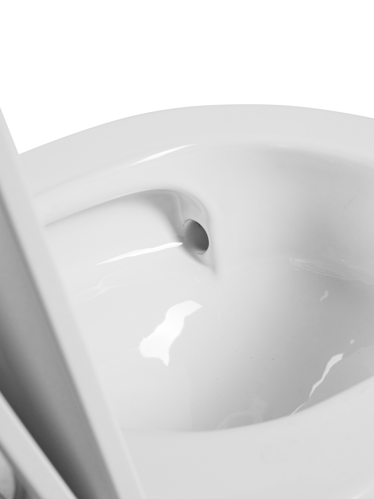 Унитаз подвесной K710T с круговым смывом безободковый, сиденье тонкое ДП, крепления