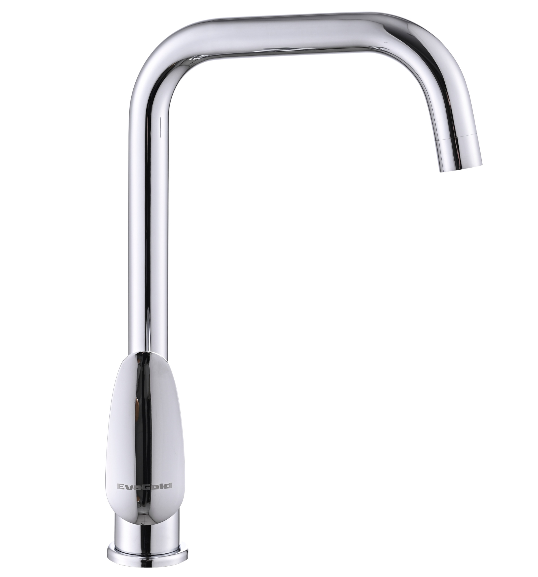 Смеситель для кухни Люксор, хром, нержавеющая сталь, EvaGold