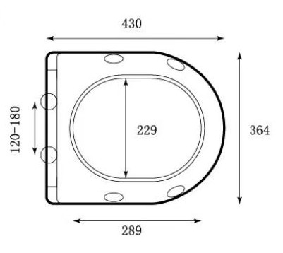 Сиденье ДП с доводчиком для унитаза EG100, EG100B, EG101T