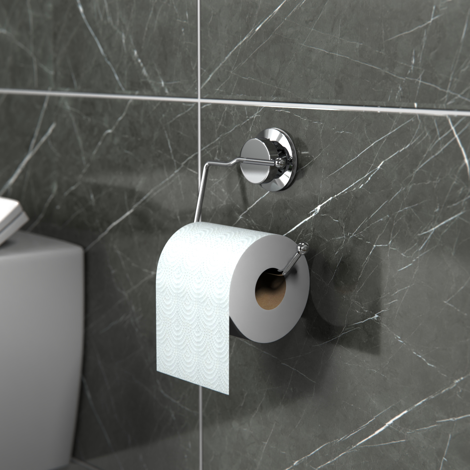 Держатель для туалетной бумаги на присоске Fora "ATLANT"