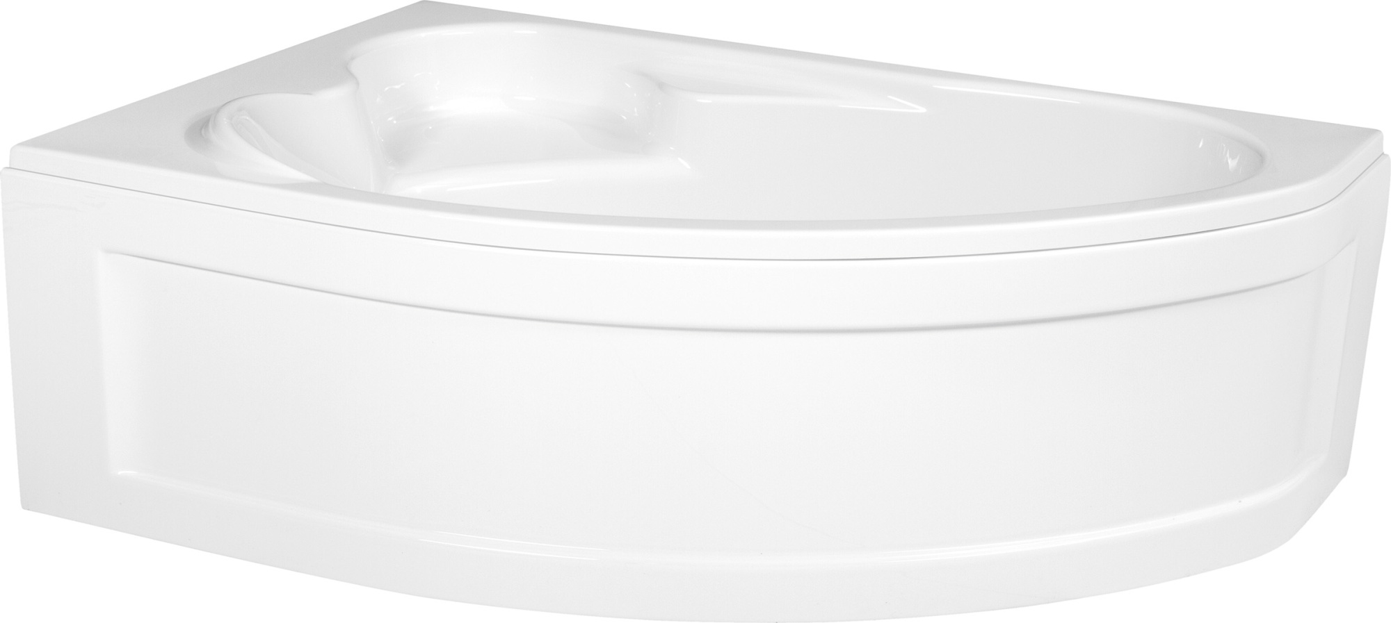 Ванна асимметр.: KALIOPE 170x110, левая,без ножек, ультра белый, Сорт1,