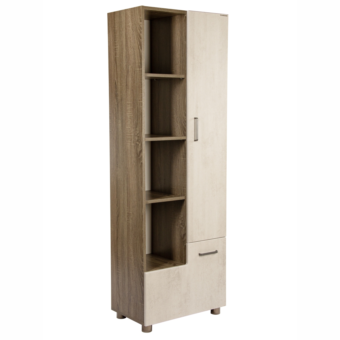 60 Пенал-шкаф "Catherine 60 №2" белый камень