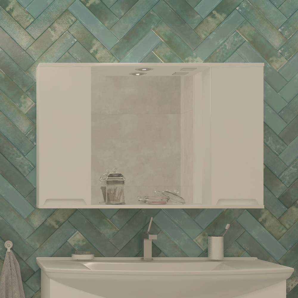 100 Зеркало-шкаф "Паола 100"