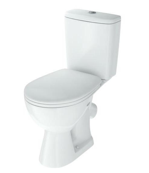 Унитаз-компакт "Уют" белый  Киров, кос. выпуск, ниж. подвод, сид. полипропилен, армат. 3/6