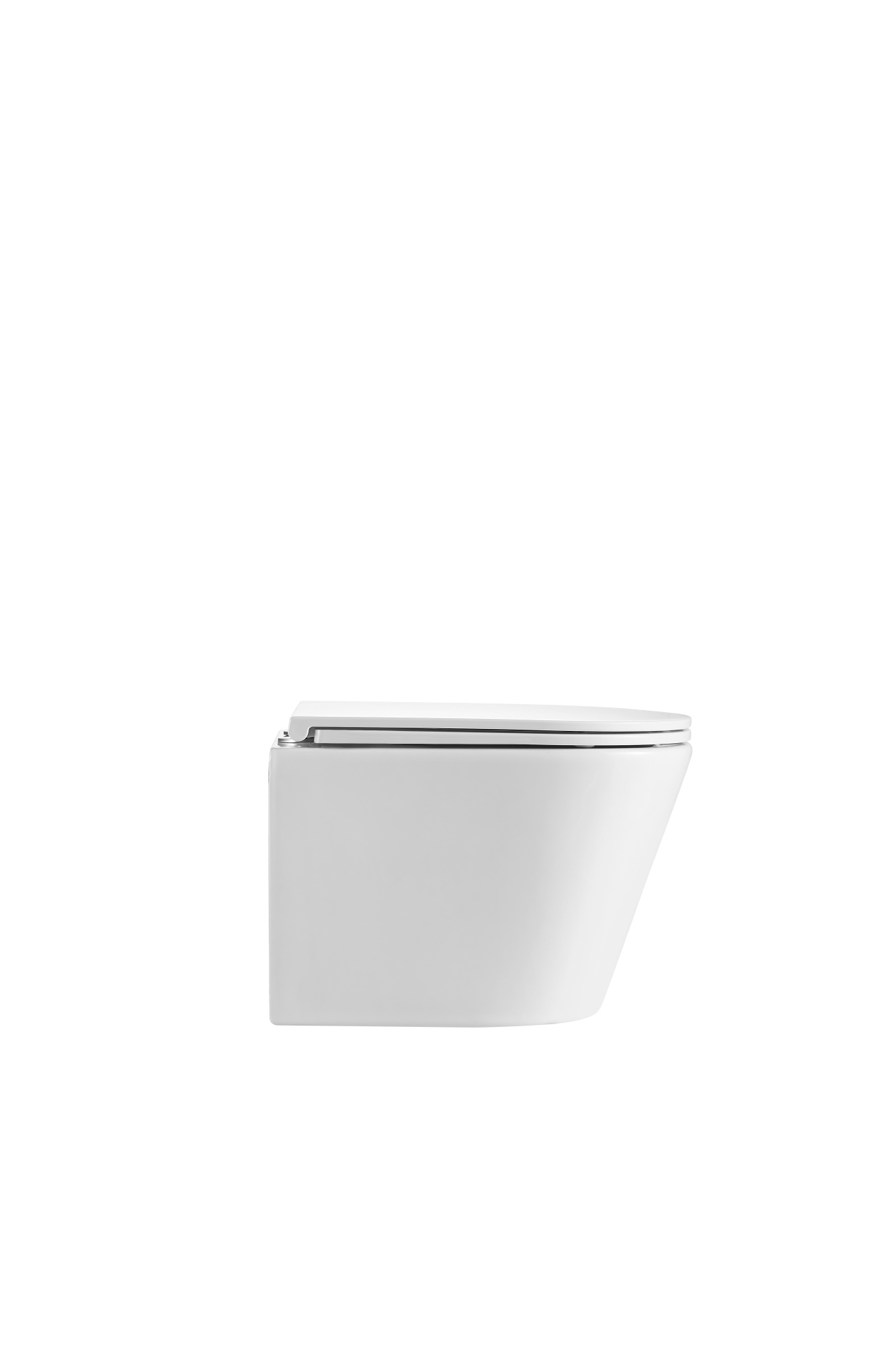 Унитаз подвесной K504 безободковый, сиденье тонкое ДП, крепления