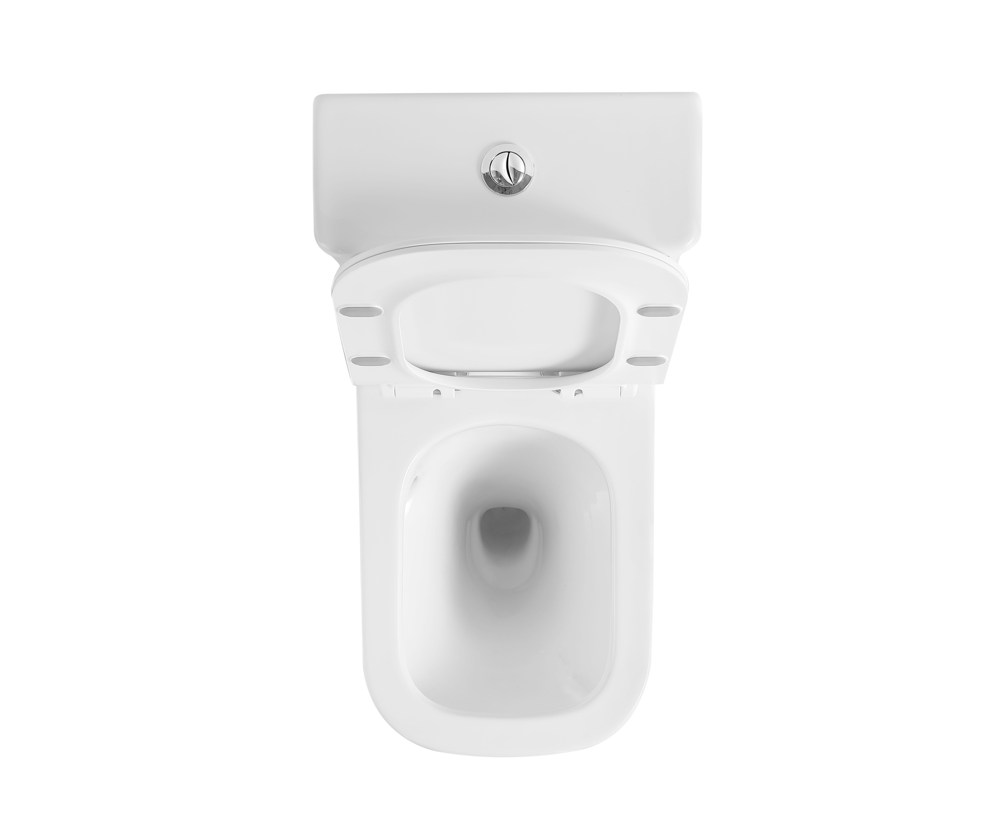 Унитаз-компакт EG307T безободковый круговой смыв, сиденье тонкое ДП, крепления, арматура, горизонтальный выпуск (T2335)