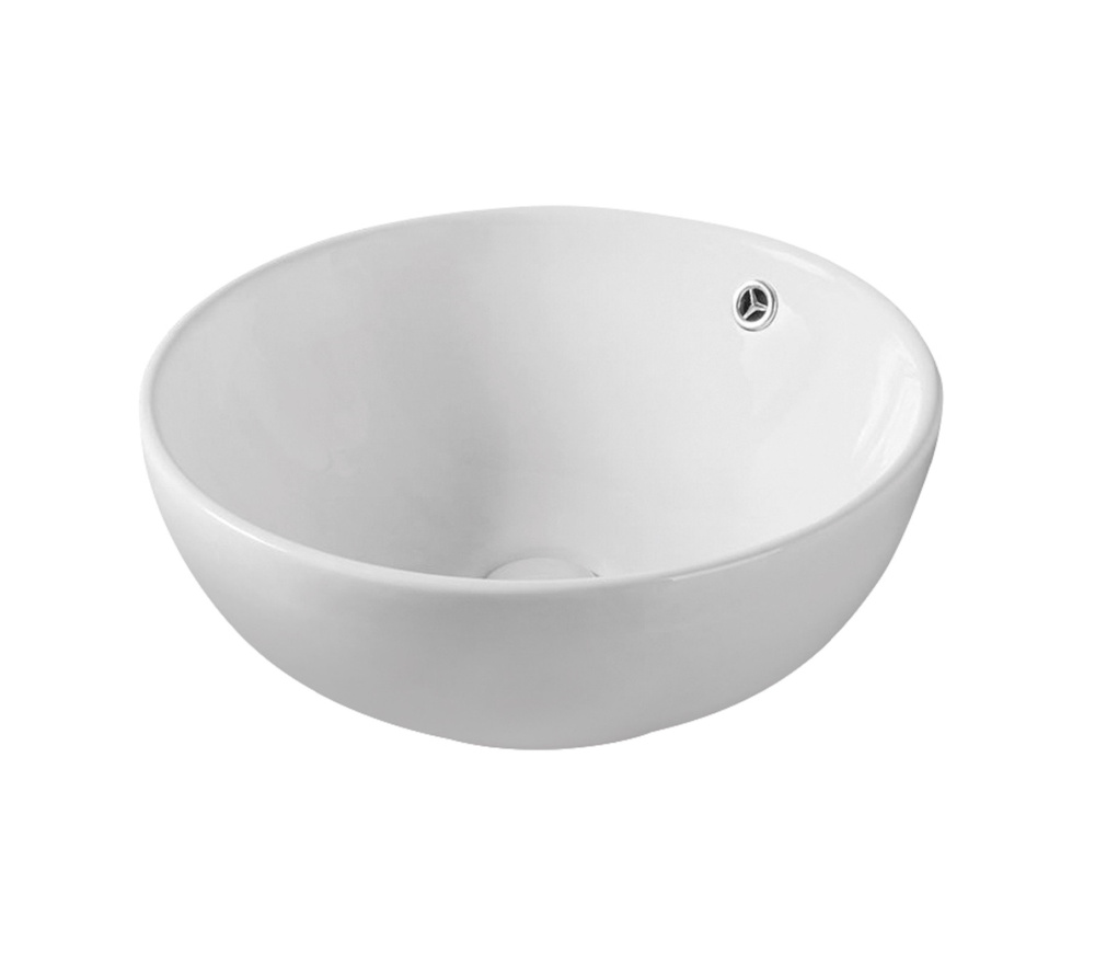 Умывальник накладной A002 круг с переливом (430*430*170 мм)