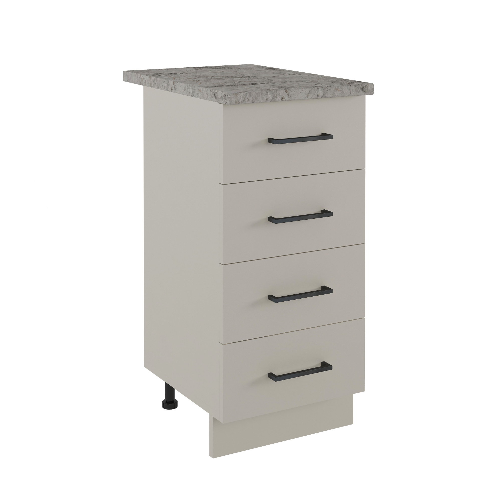 400 Стол рабочий/разделочный (4 ящика) - Кашемир (40*84*43)