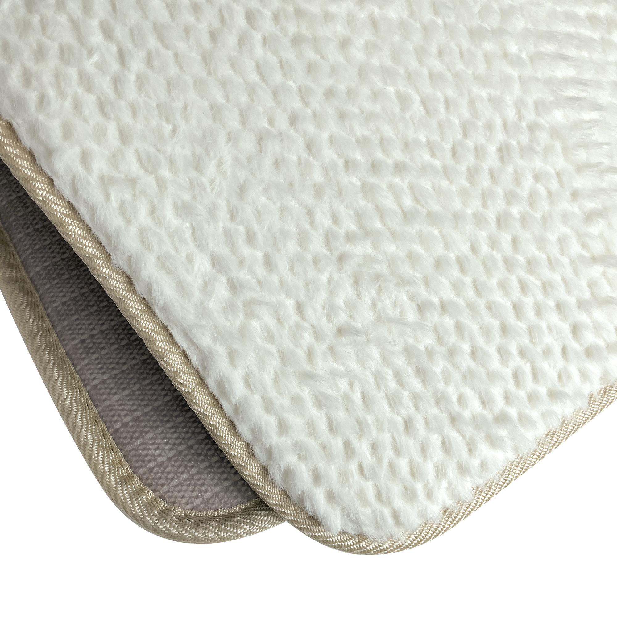 Коврик для ванной 50*50см, FRESH ESSENCE белый