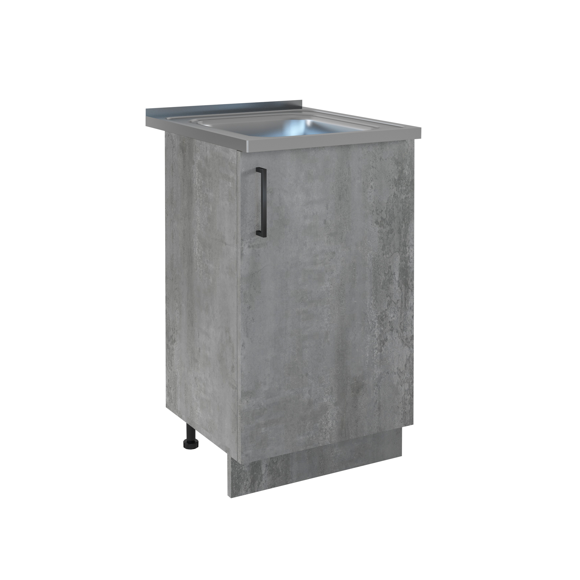 500 Стол под мойку - Цемент светлый (мойка 50*50)