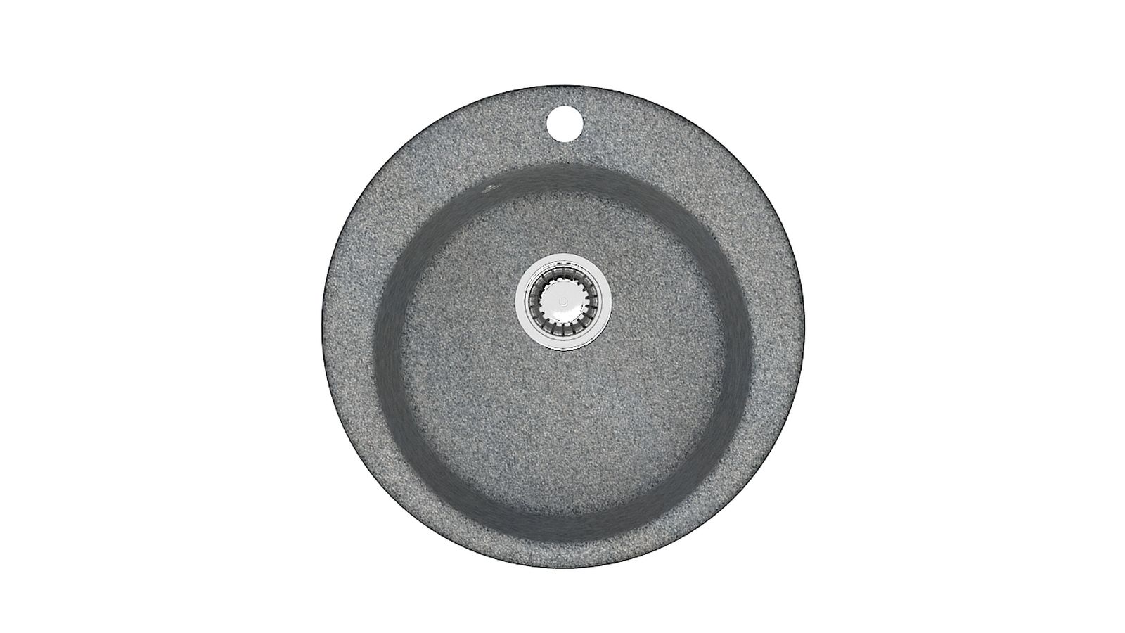 Мойка композит. MARRBAXX КК круг 30/Q8, 475х475х180, темно-серый, без сифона