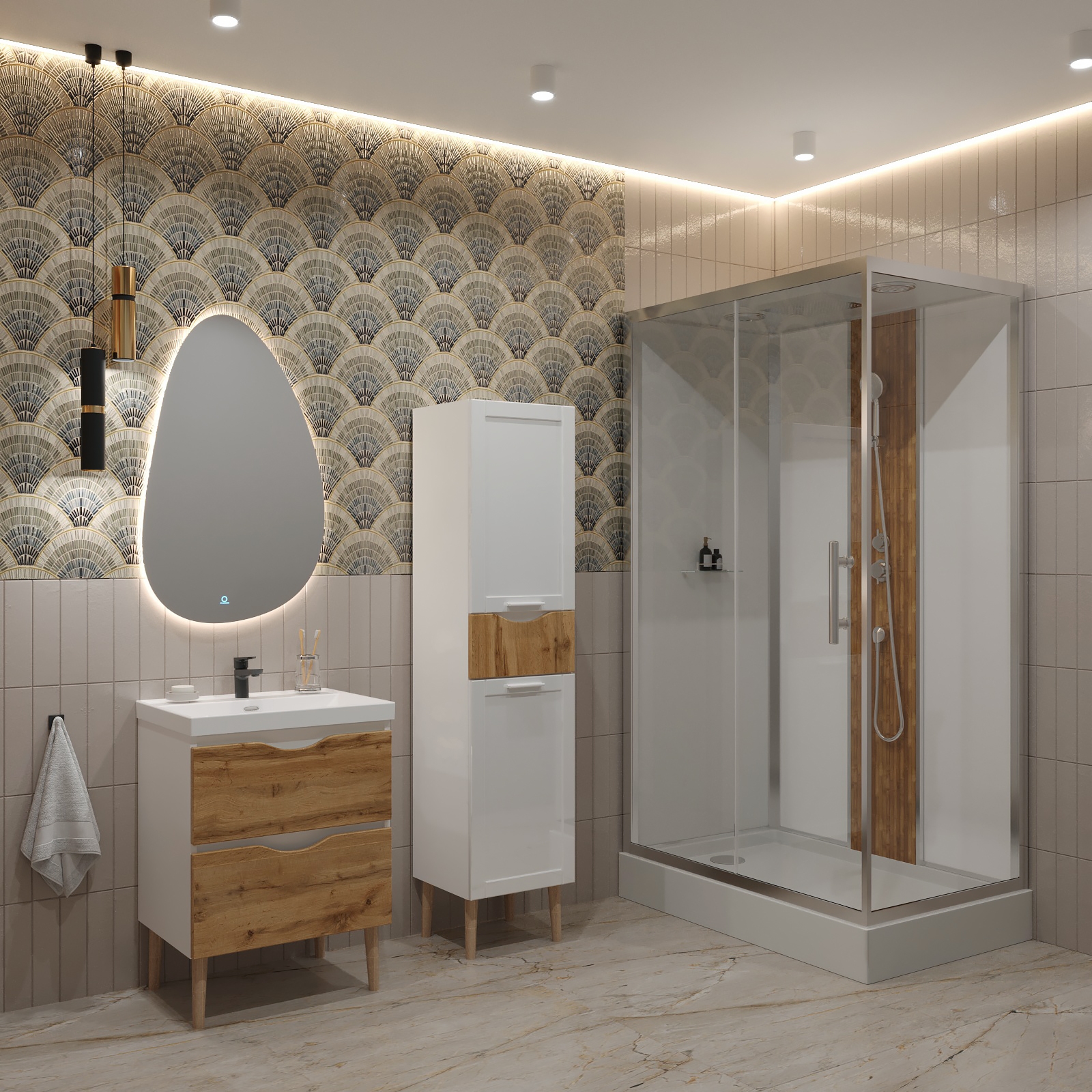 80 Тумба «Ингрид 80» (ум. Line 80, Como 80, Миранда 80)