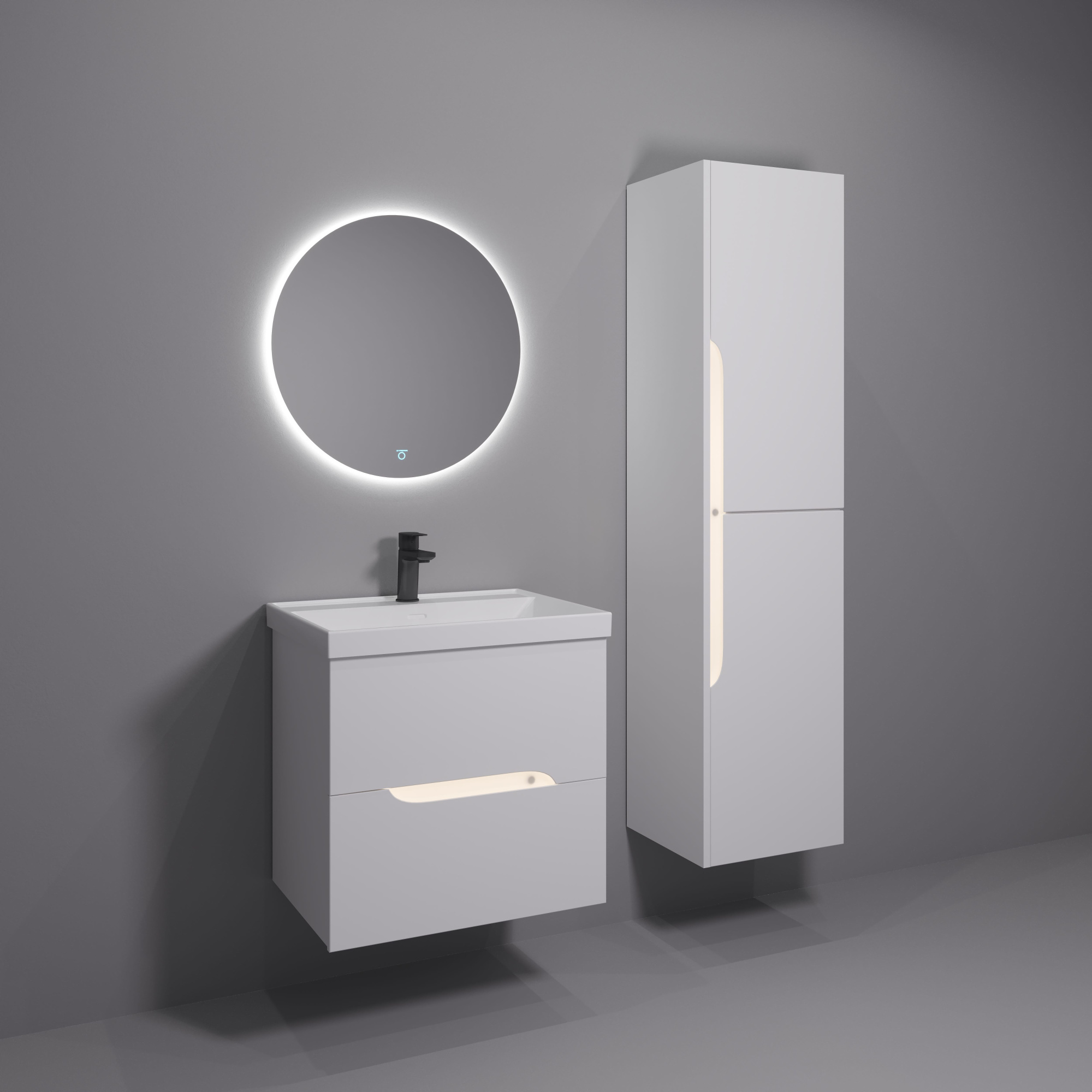 40 Пенал-шкаф Шелл 40 белый