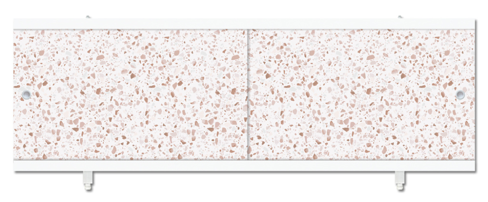 Экран п/в "Кварт" камешки бежевые 1,68 (6)