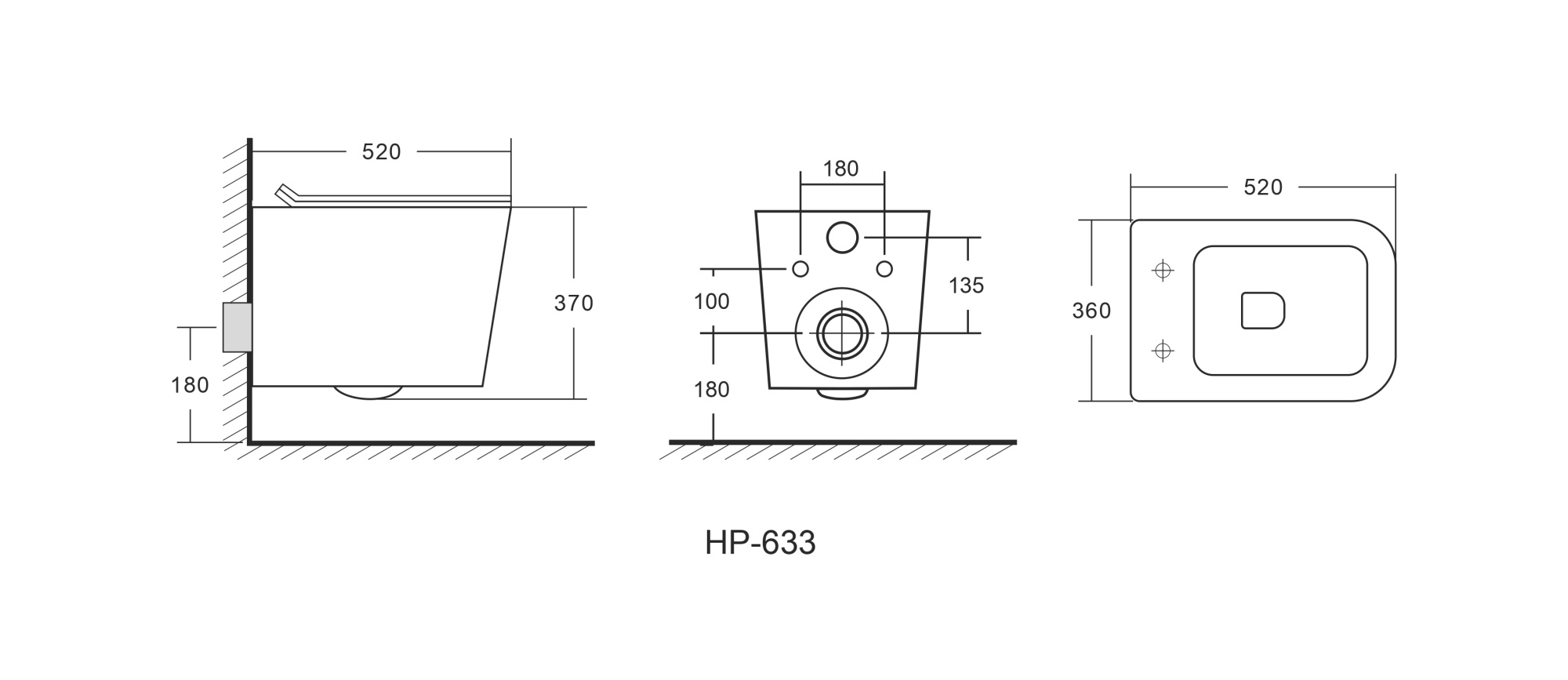 EG633Black-W Подвесной унитаз EvaGold мрамор черно-белый, безободковый, сид. черн. мат. тонкое ДП