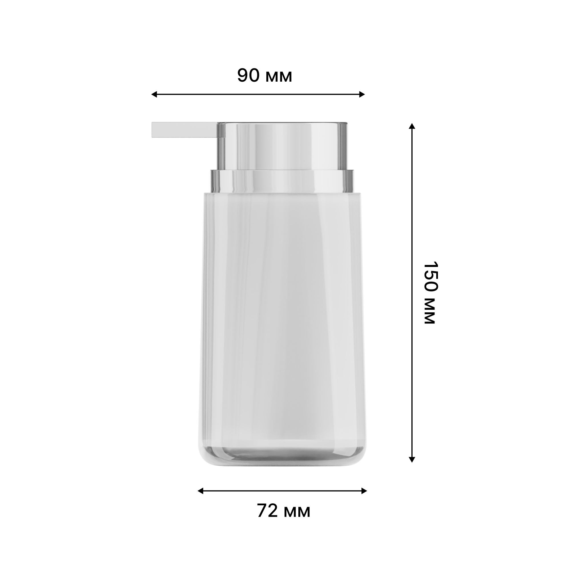 Дозатор настольный, BARCELONA, акрил