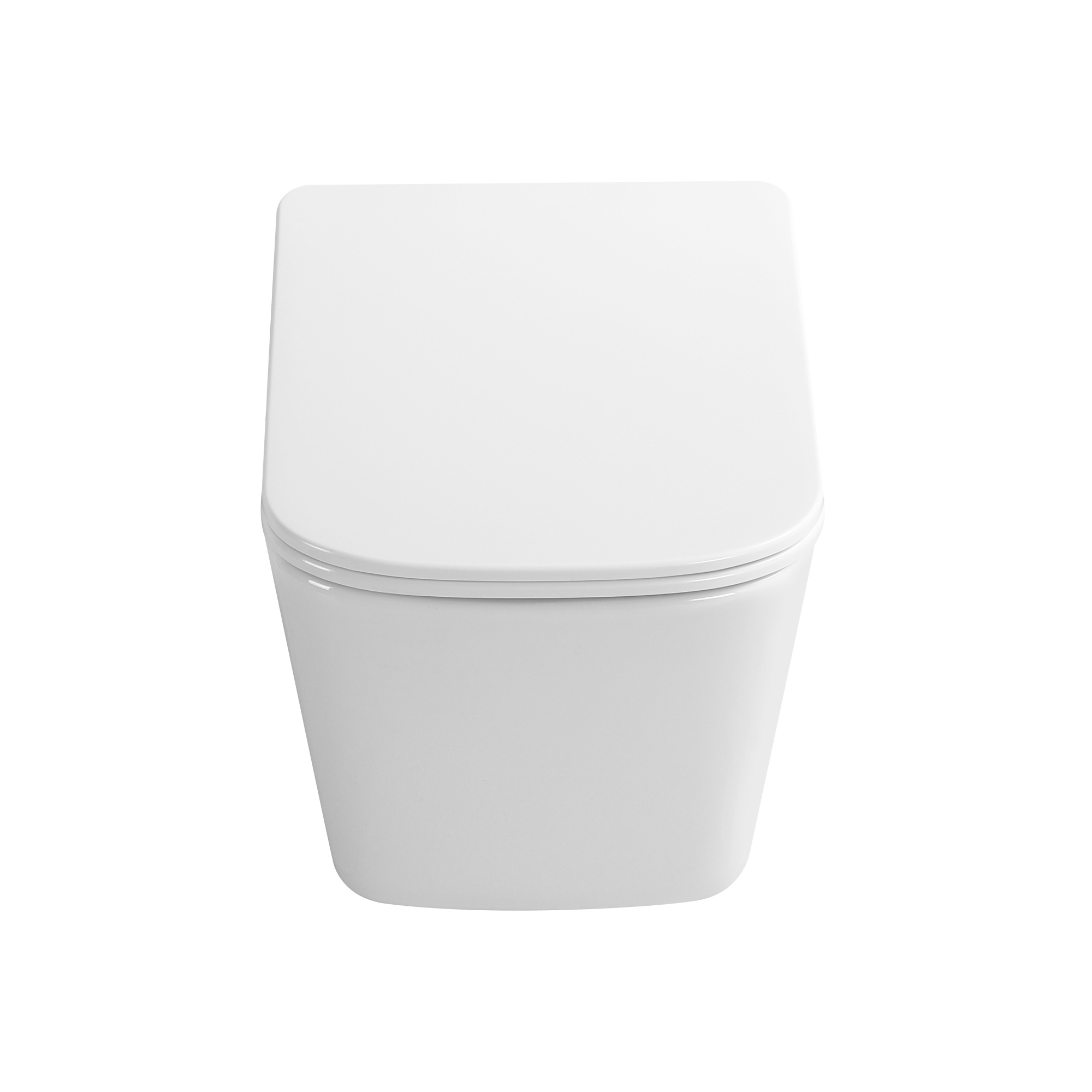 Унитаз подвесной EG130B с биде безободковый, сиденье тонкое ДП, крепления