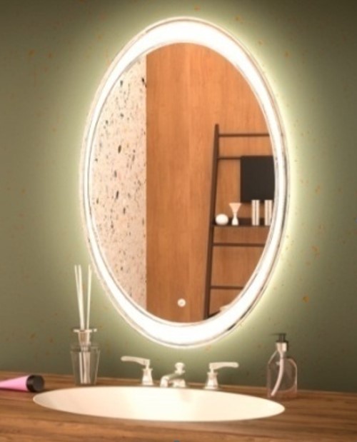 Зеркало Opal 60х90 овальное с LED подсветкой