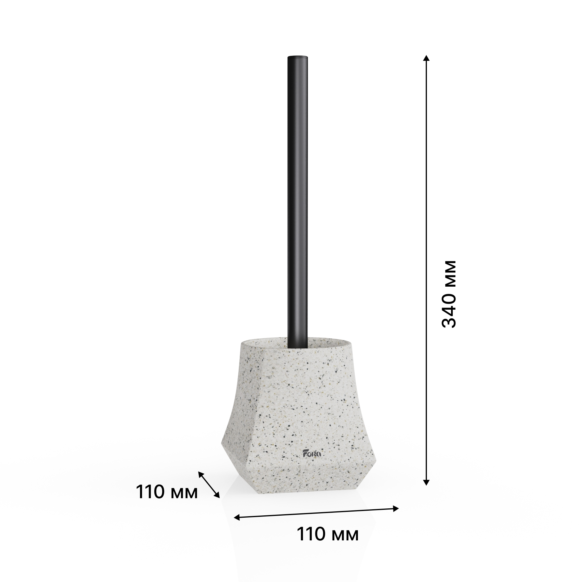 Ерш напольный, VOLCANO, полирезин