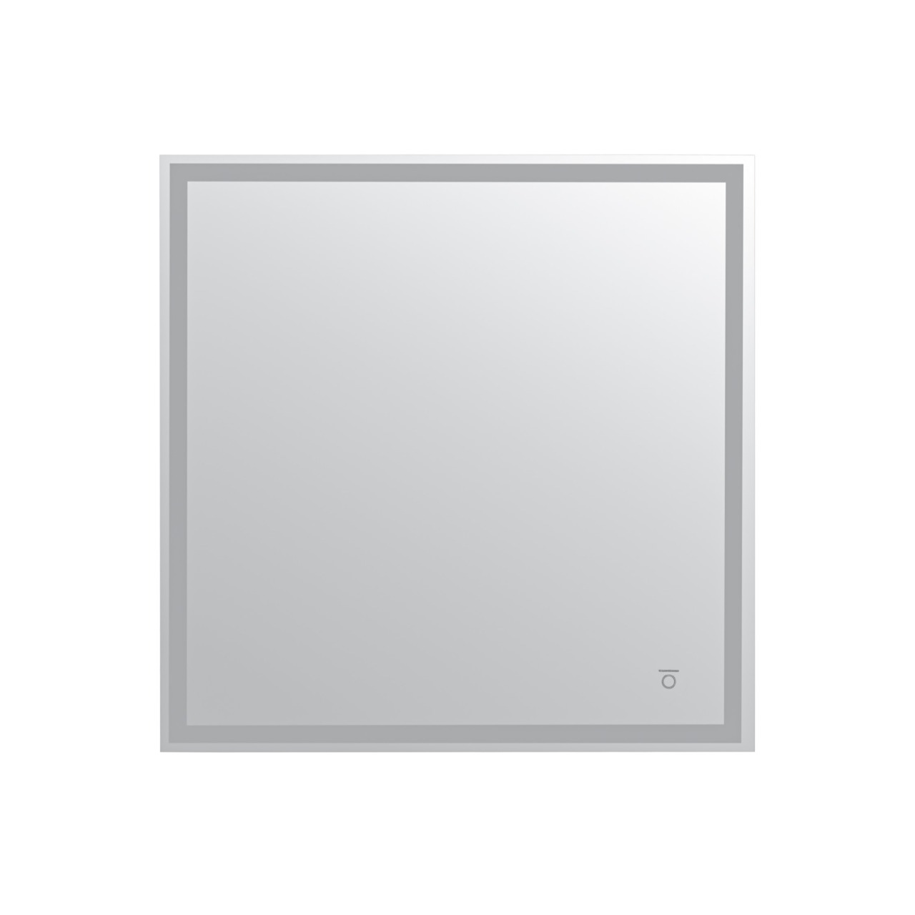 Зеркало Легато 80x80 лайт квадратное с LED подсветкой