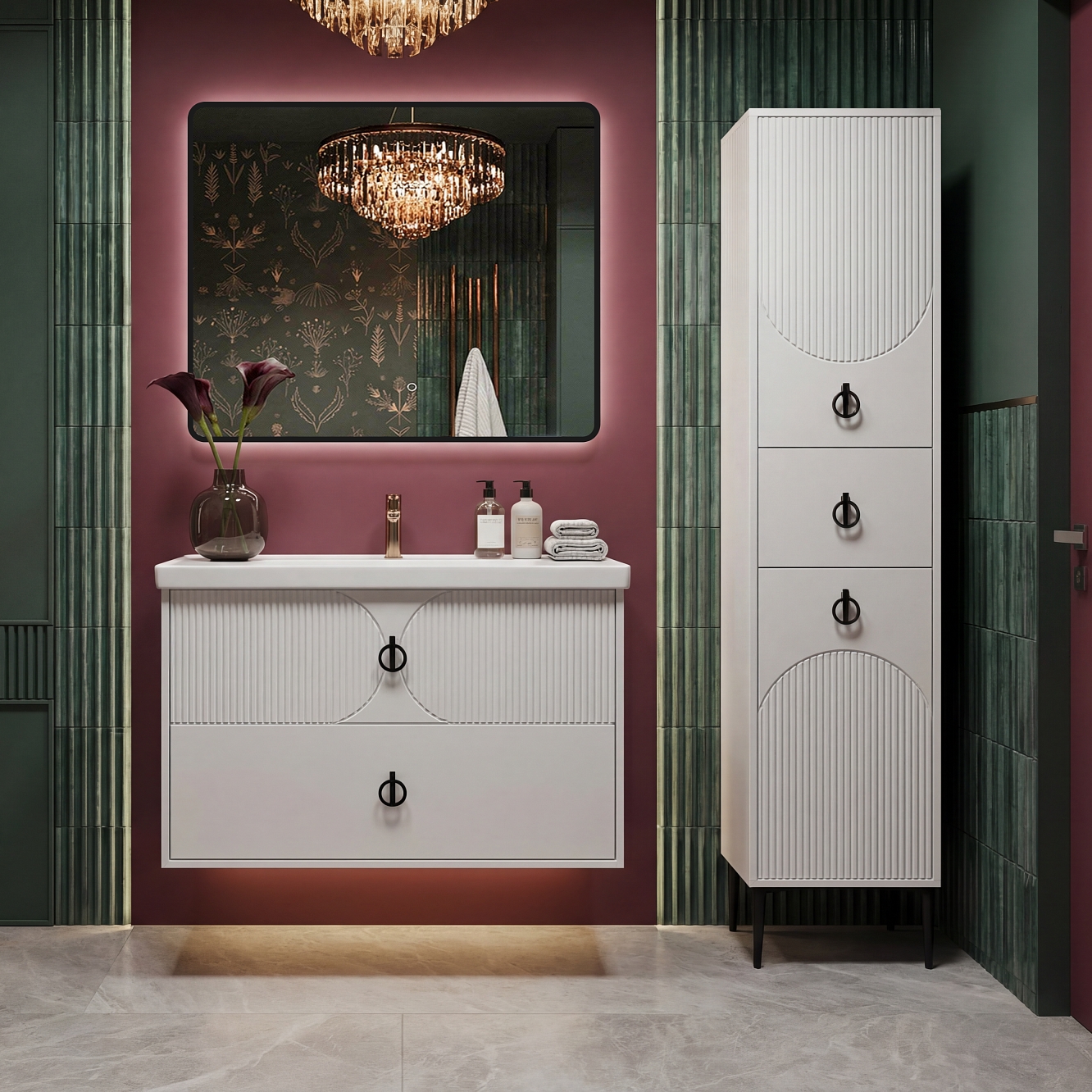 100 Тумба подвесная Энсо 100 (ум. Эстель 100, Estetica 100, Classica 100)