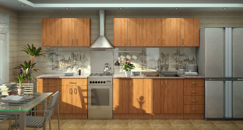 800 Шкаф навесной (для посуды) под сушку - ольха